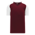 Athletic Knit V-Neck Baseball Jersey with Contrasting Shoulders (BA1375)